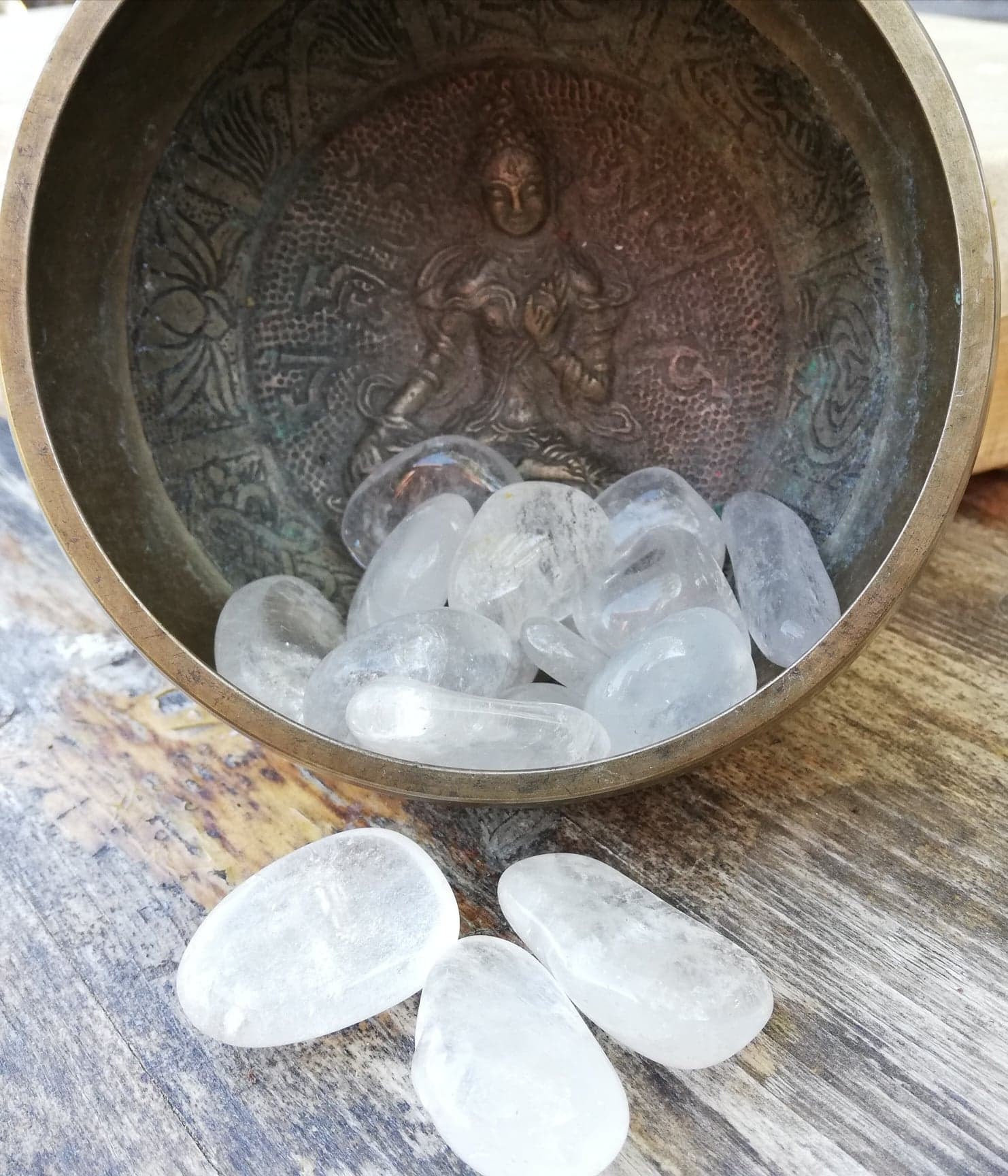 Pierre de Culbute Quartz Clair, Cristal Roche, Quartz, Maître Guérisseur