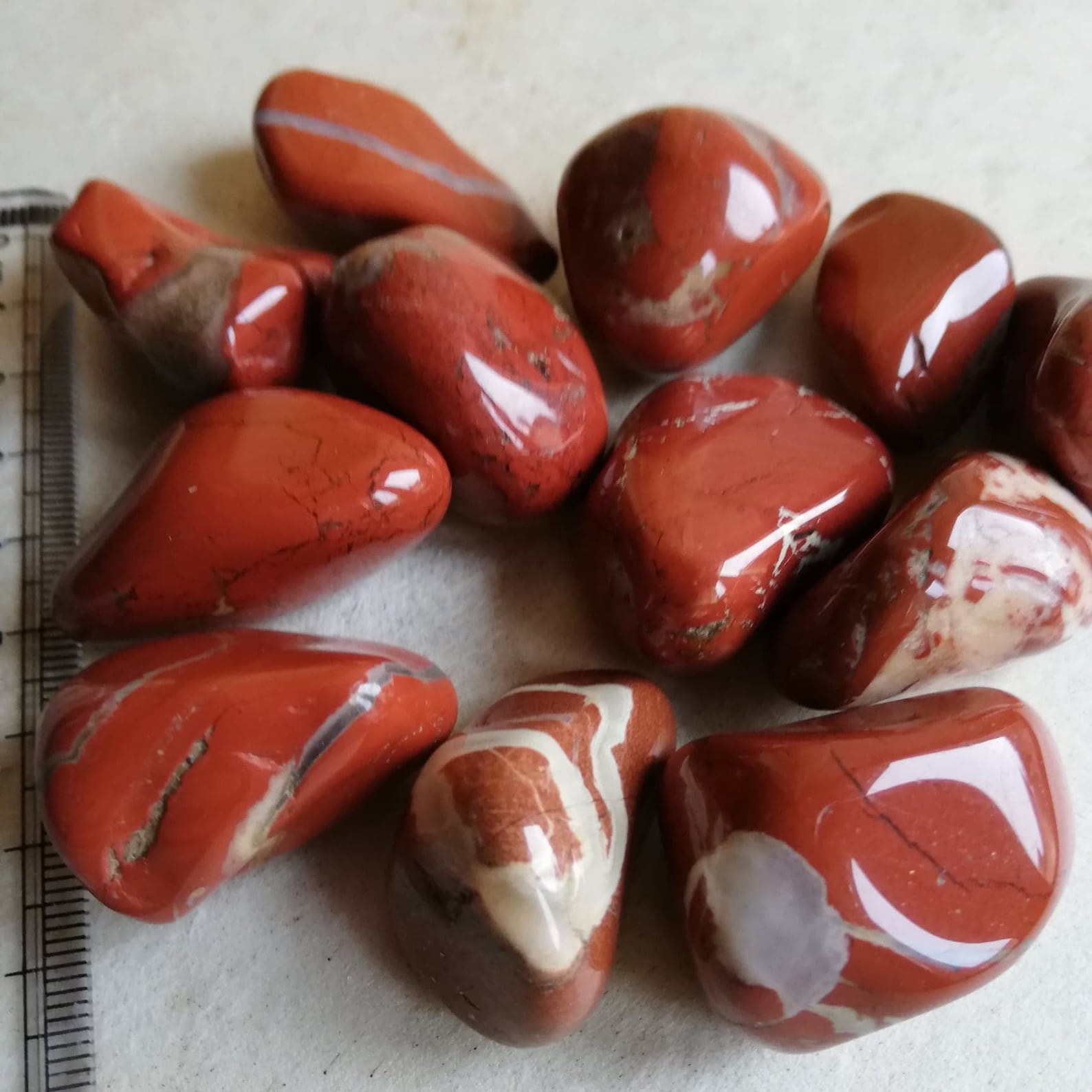 Red Jasper Red Jasper Tumbled Stone 3040mm Crystals Etsy