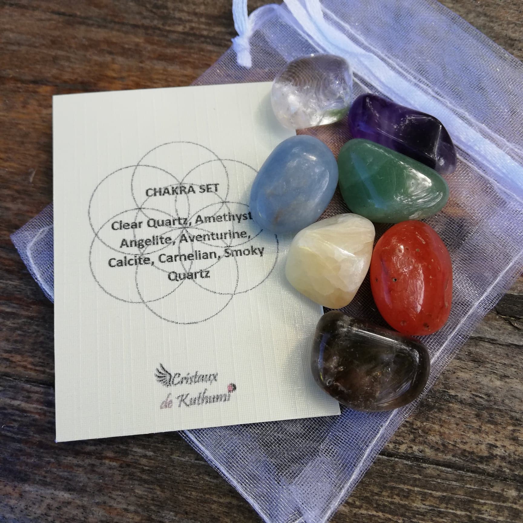 Chakra Set, Chakra Stones, Crystals, 7 Crystal Healing, Balancing, 10-20mm, Collection