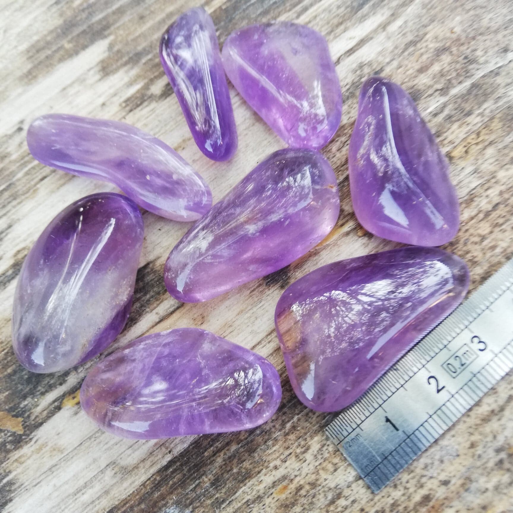 Cristal d'améthyste, Pierre de Culbute Outil Méditation, Guérison Par Les Cristaux, Cristal Guérison