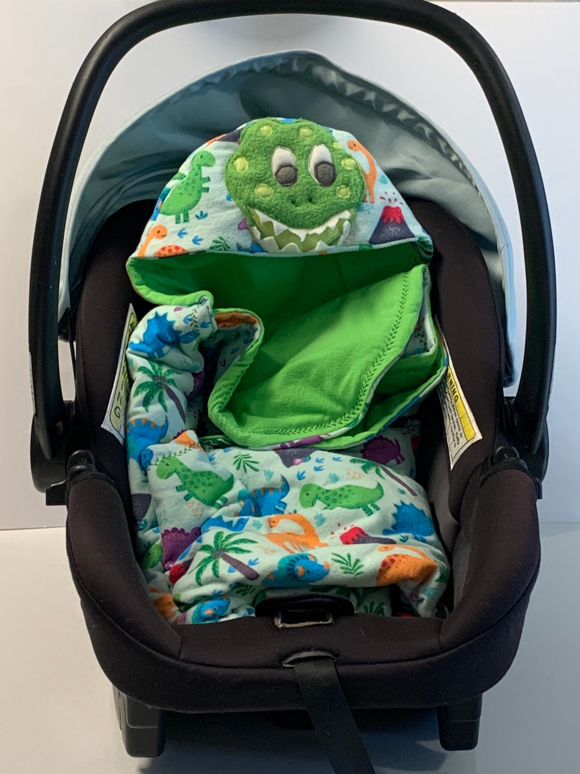 Trex Hooded Car Seat Swaddle Etsy