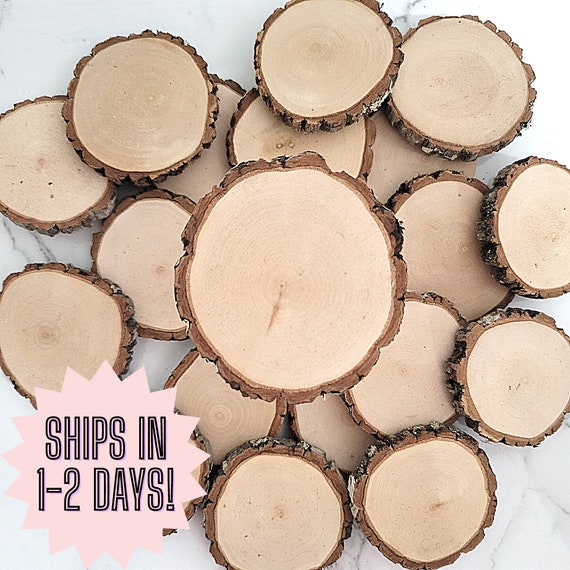 Craft wood online slices