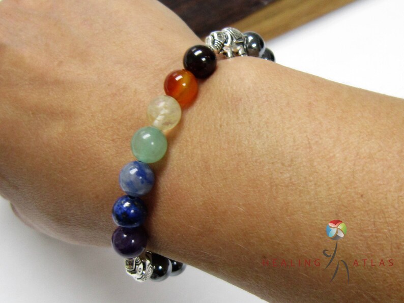 Balance De Curación Masculina De Pulseras De 7 Chakras De De Balance De Curación Masculina De Pulseras De 7 Chakras De De