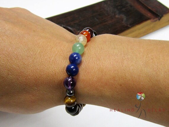 Tiger Tiger 7 Colores Pulsera De Chakra Pulsera Yoga Balance Tiger Tiger 7 Colores Pulsera De Chakra Pulsera Yoga Balance