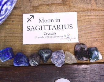 Sagittarius Crystal Set: Lapis Lazuli, Garnet, Sodalite - Spiritual Attainment