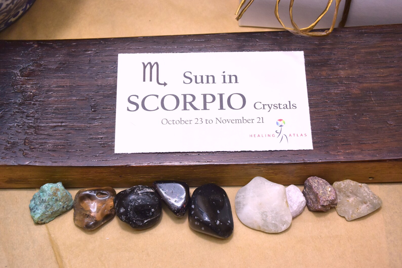 SCORPIO Gemstone Kit Sun in Scorpio Crystal Kit Healing Etsy