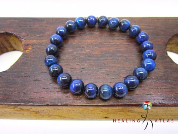PULSERA PROTECCION CON OJO DE TIGRE AZUL IDEAL REGALO MUJER NOVIA
