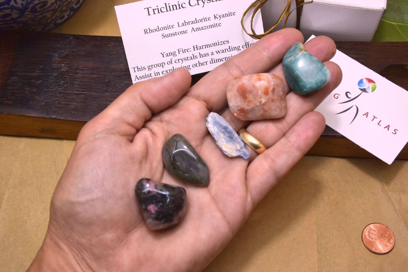 Triclinic Crystal Structure Gemstone Kit Triclinic Crystals Etsy