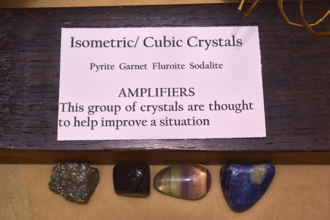 Isometric Crystal Structure Gemstone Kit Cubic Crystals Kit Etsy