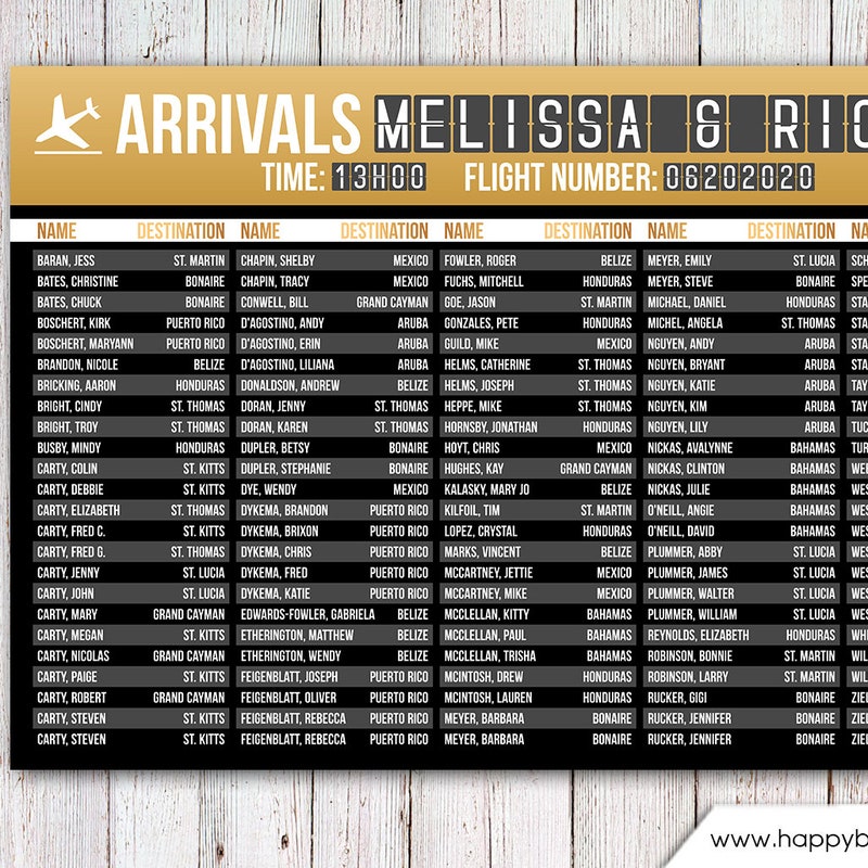 World Seating Chart Etsy