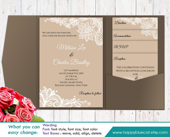 Wedding invitation template word deals