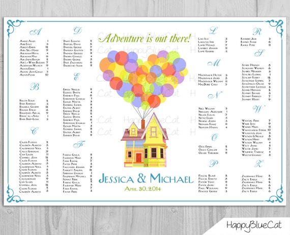 Free Wedding Seating Chart