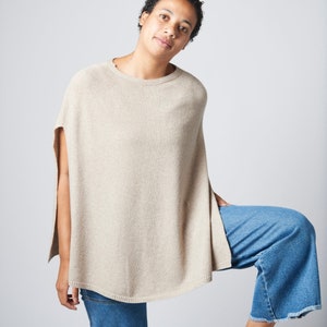 CASHMERE-BLEND PONCHO - 'Swing Poncho' - Unique Design in Italian Cashmere Blend - Sorry Sold Out!!!