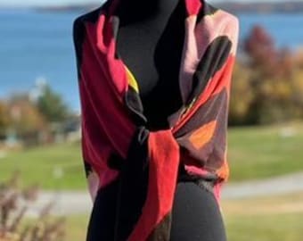 Wild Circles Travel Scarf/Wrap