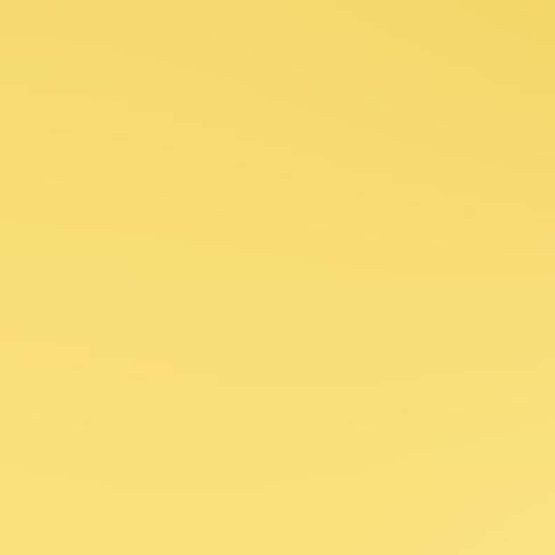 May include: Solid yellow background.
