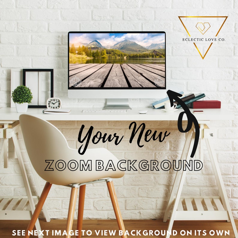 Zoom Virtual Background Yoga Background Meditation | Etsy