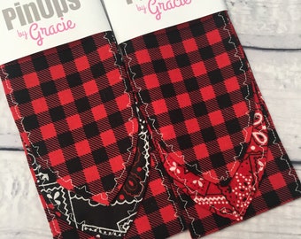 Buffalo Plaid PinUps by Gracie