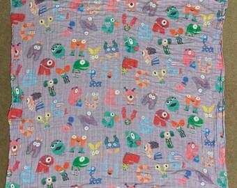 monsters inc muslin blanket