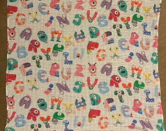 monsters inc muslin blanket