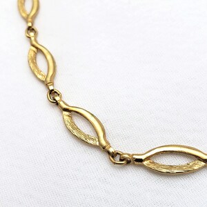 Vintage Necklace, 18"L, Sarah Coventry Chains, Gold Tone Link Chain, Women's Yellow Gold Jewelry, Classic Style