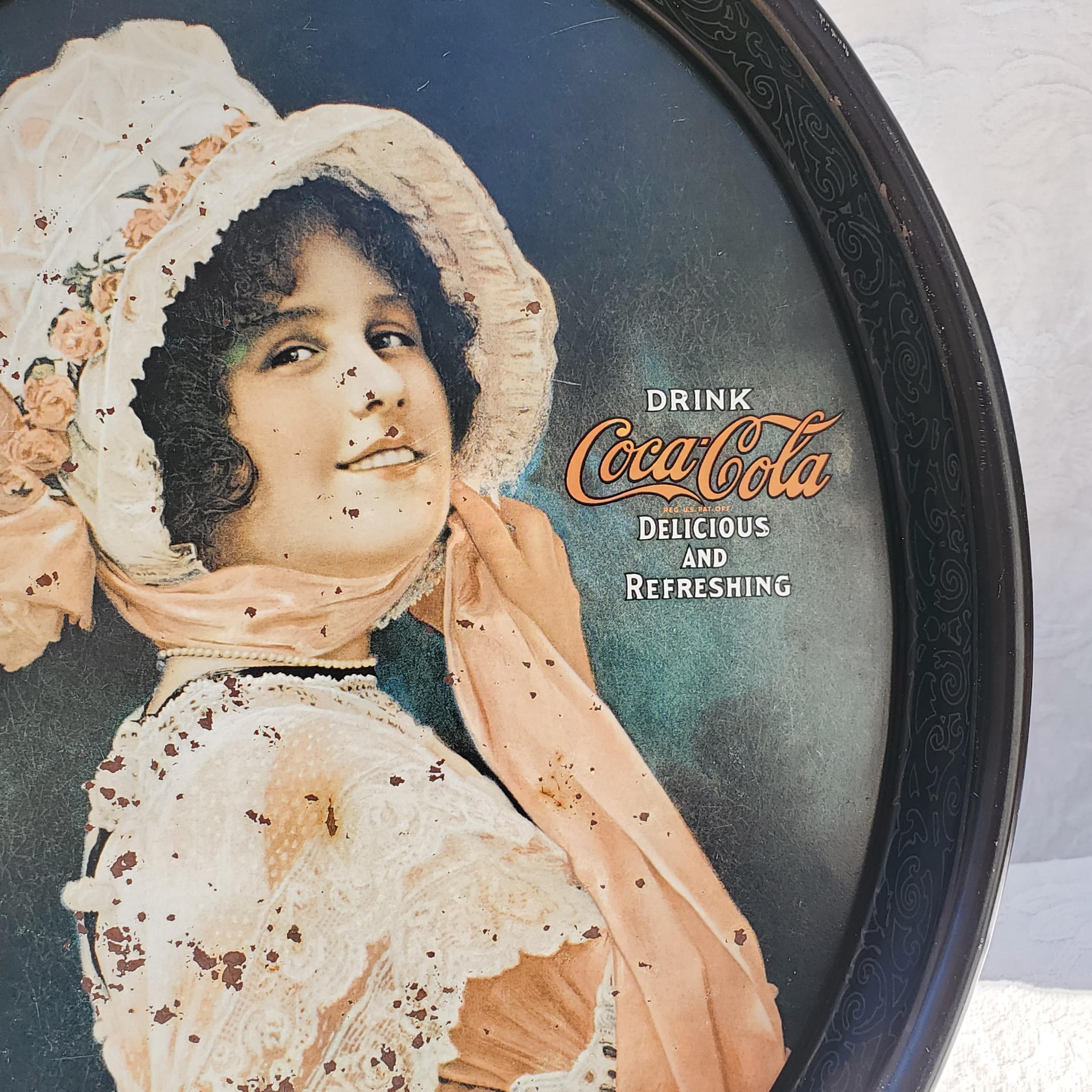 Antique Coca-cola Serving Tray, 15