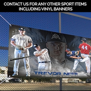 Baseball or ANY Sport Collage Design for team youth athlete image 10