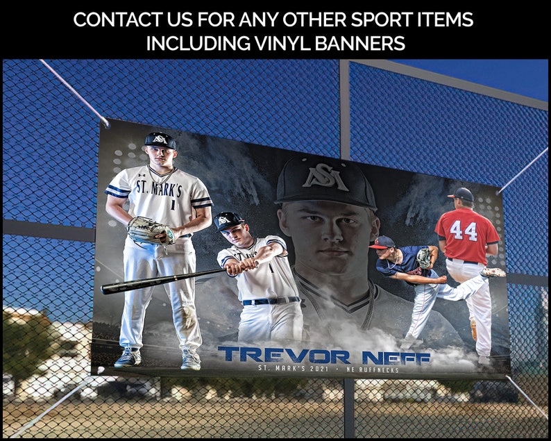 Baseball or ANY Sport Collage Design for team youth athlete image 10