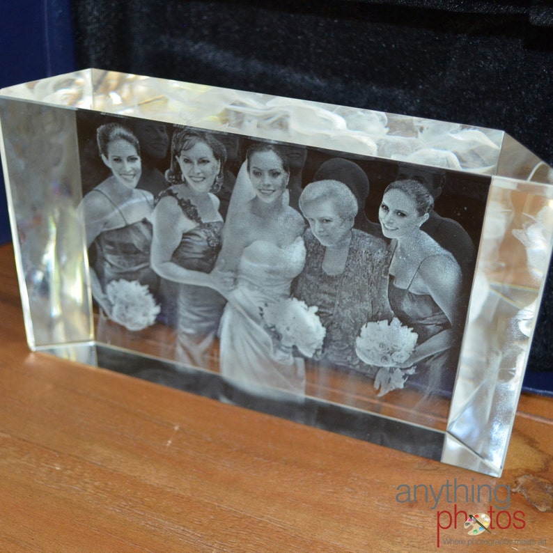 3D Crystal Prism with Personalized Laser Engraving 3 Dimensional Photo Crystal Photo image 7