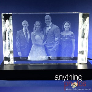 3D Crystal Prism with Personalized Laser Engraving 3 Dimensional Photo Crystal Photo image 9