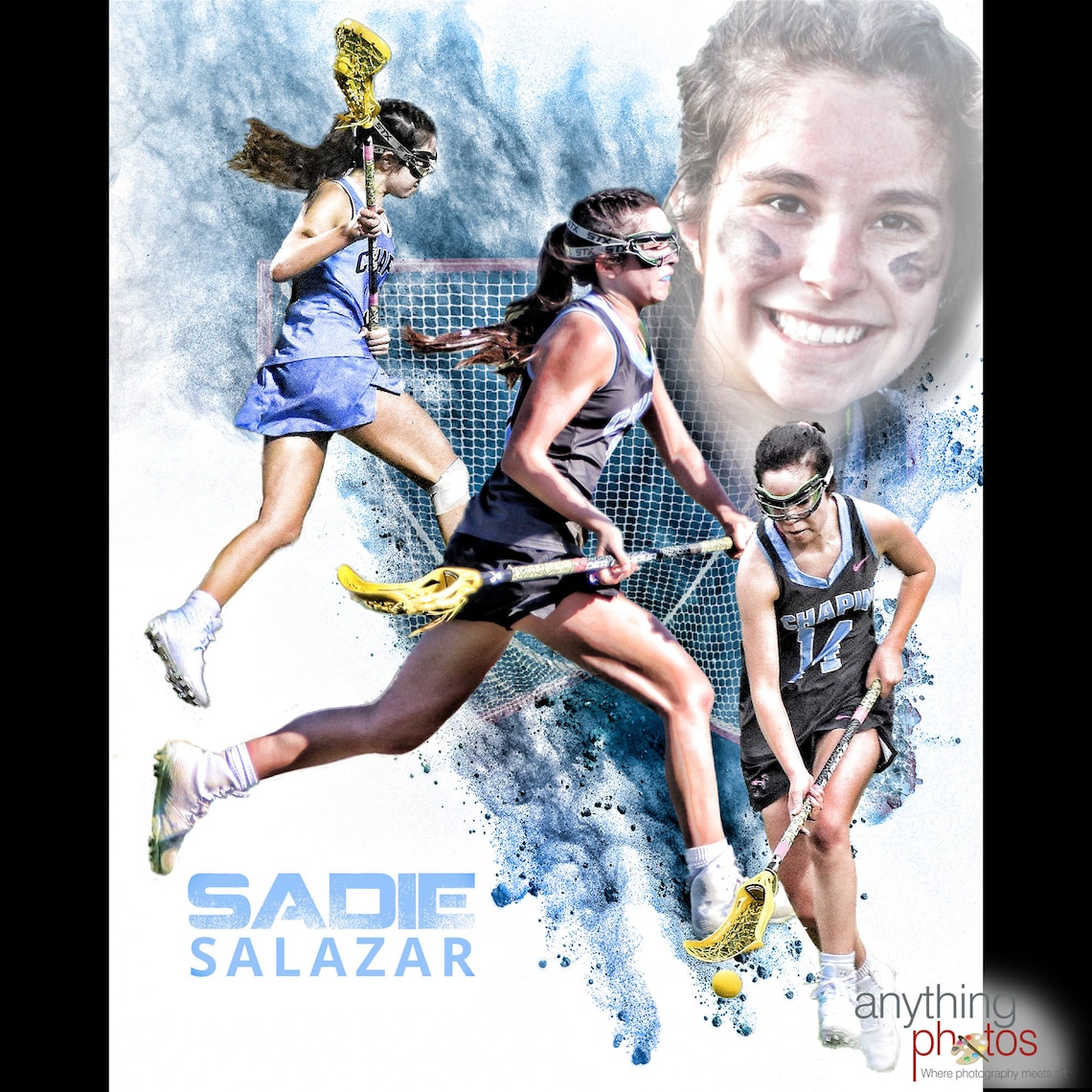 Custom Lacrosse Sports Poster Collage for ANY SPORT Team or Etsy