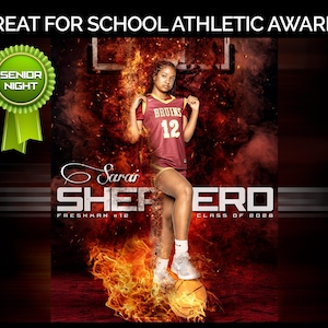 Custom Sportrait Poster: Basketball, School Team Sports image 5