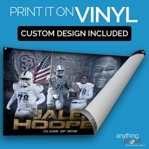 Custom Designed Sports Banner printed on Vinyl - Sportrait Design and Banner Printing School team Sports