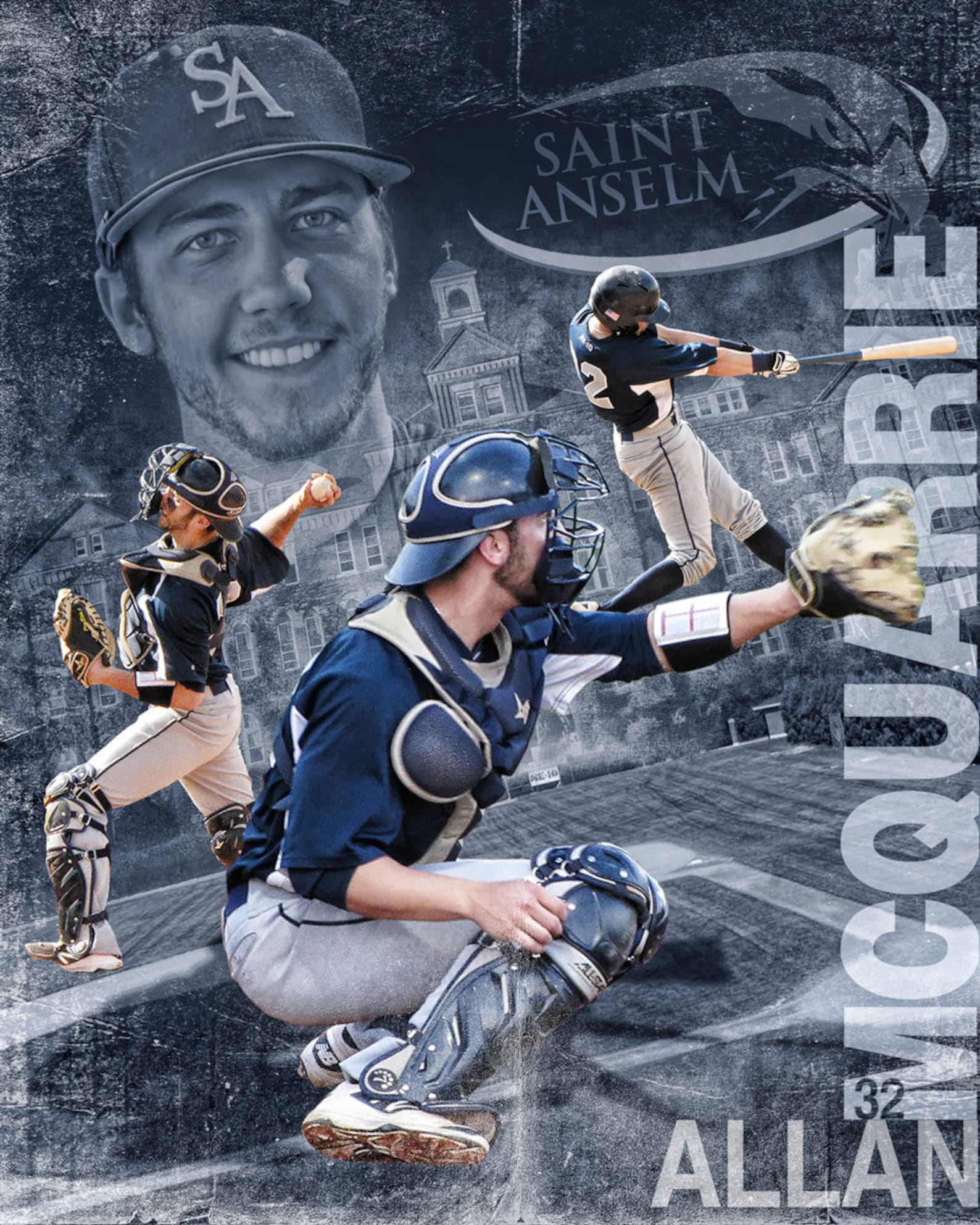 Sports Team Custom Poster Collage for ANY SPORT team or Etsy