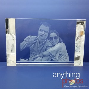 3D Crystal Prism with Personalized Laser Engraving 3 Dimensional Photo Crystal Photo image 3