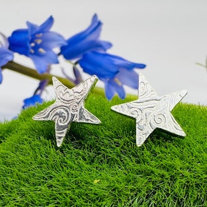 Star Studs - Silver