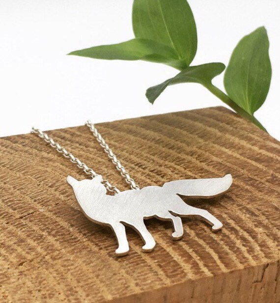 Etsy fox shop necklace