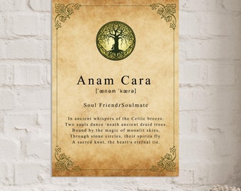 Anam Cara Celtic Art Print: Soul Mate, Irish Wisdom (PDF)