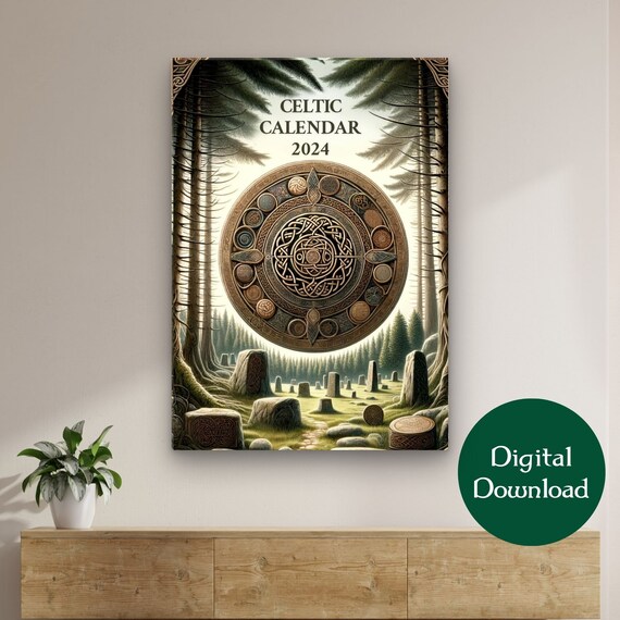 2024 Mystical Celtic Landscapes: Digital Calendar With Gaelic Typography  Enchanting Monthly Scenery for Download - Etsy