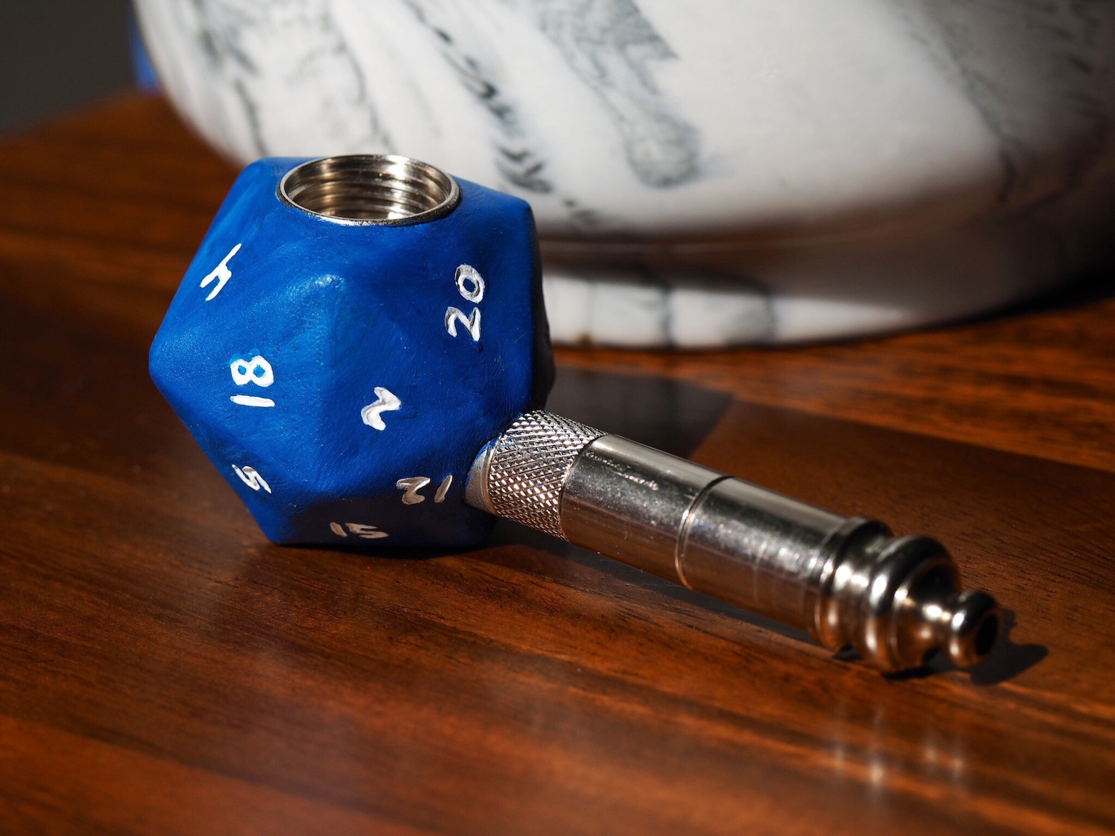 Dnd Dice Pipe D20 sided Die Pipes Custom Sculpture Icosahedron Etsy