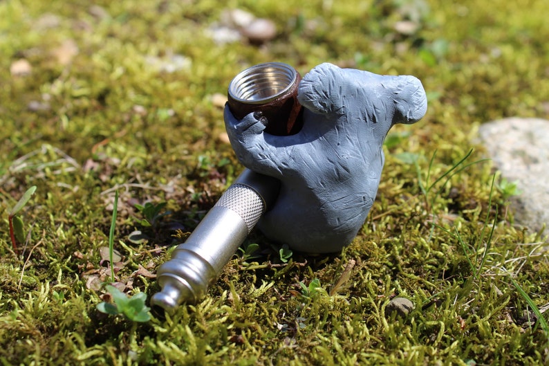 Koala Pipe Cute Animal Pipe Handmade Smoking Pipe Tree Pipe