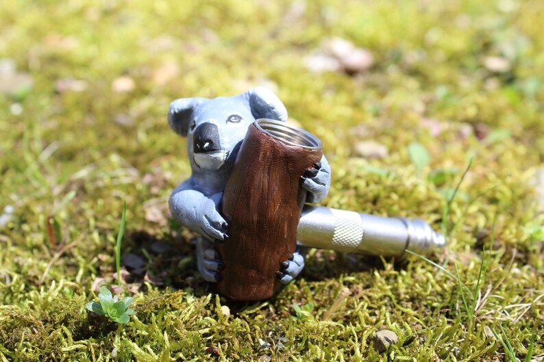 Koala Pipe Cute Animal Pipe Handmade Smoking Pipe Tree Pipe