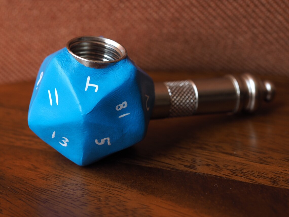 Dnd Dice Pipe D6 D20 sided Die Pipes Custom Sculpture Etsy