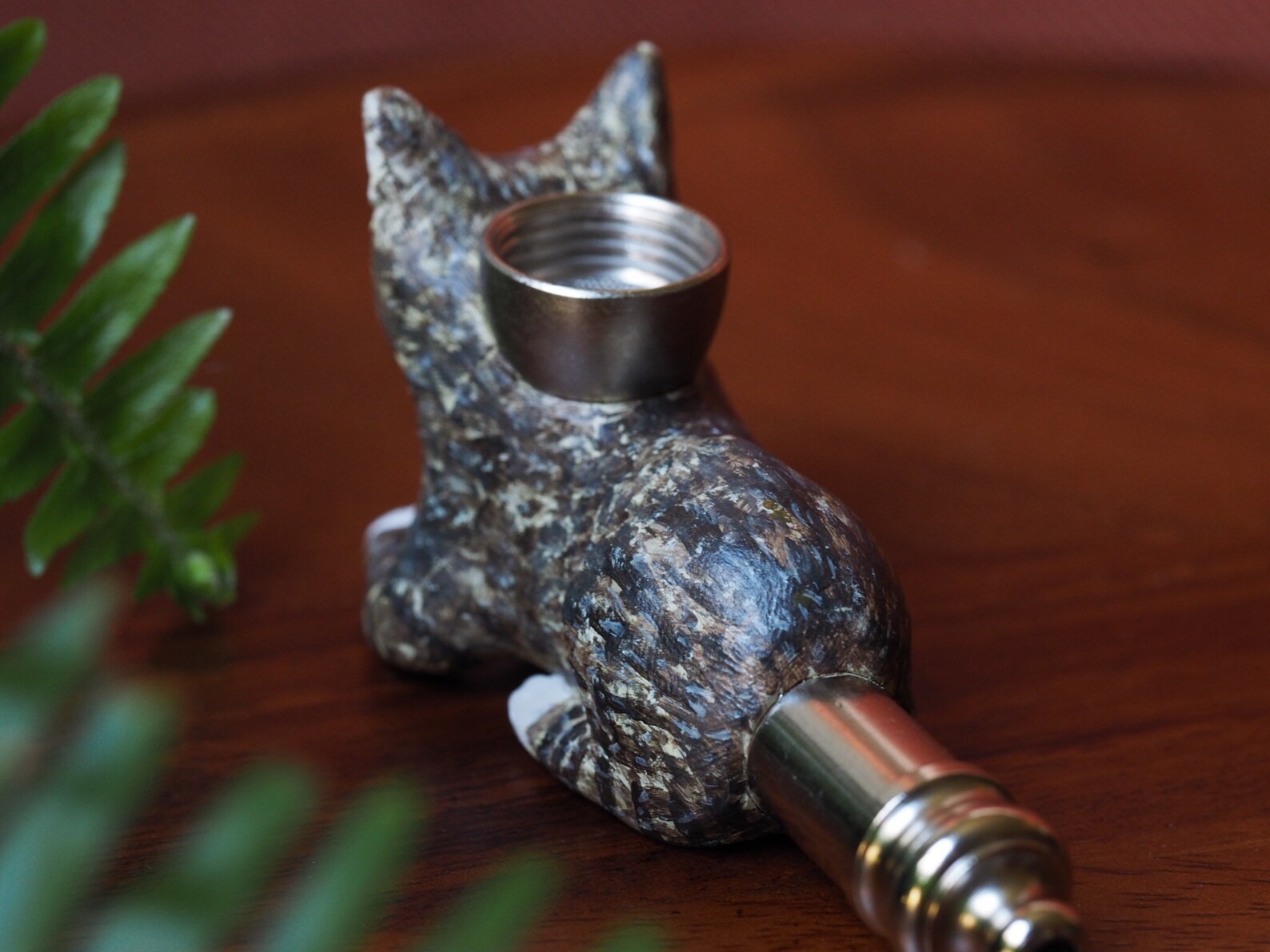 Personalized Kitty Pipe Cat Smoking Pipes Handmade Sculpture Etsy
