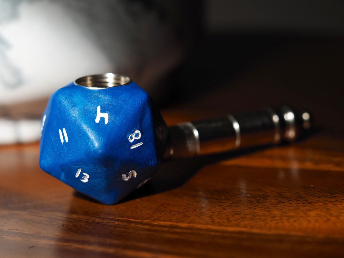 Dnd Dice Pipe D20 sided Die Pipes Custom Sculpture Icosahedron Etsy