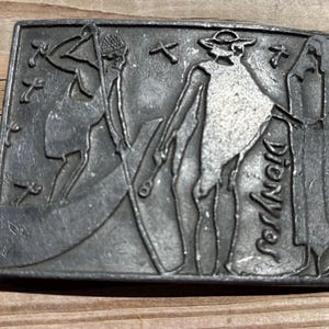 Vintage Swan Maiden/leda&swan Belt Buckle - Etsy display picture 1