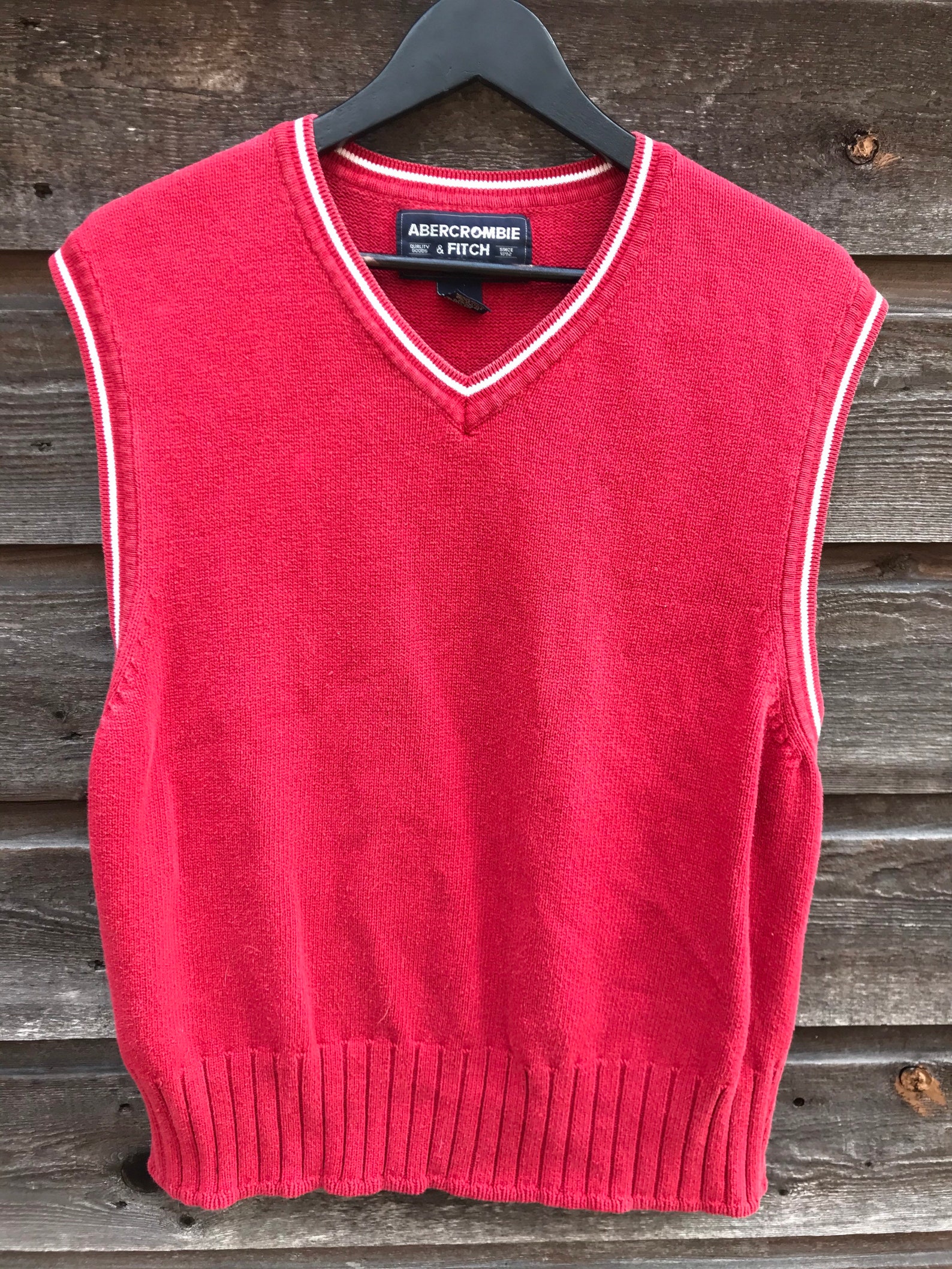 Vintage Abercrombie and Fitch Sweater Vest | Etsy