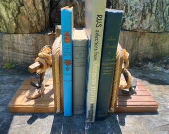 Vintage Anchor Nautical Bookends