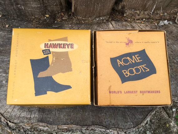 Vintage 1940s ACME Hawkeye Pee Wee Kids Boots - image 3