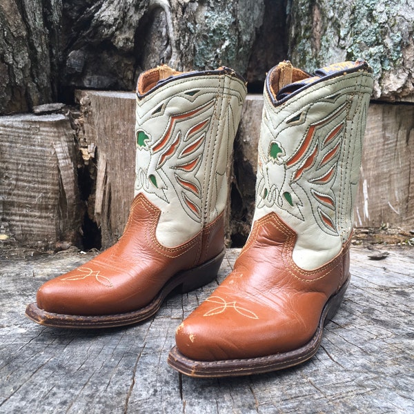 Vintage 1940s ACME Hawkeye Pee Wee Kids Boots