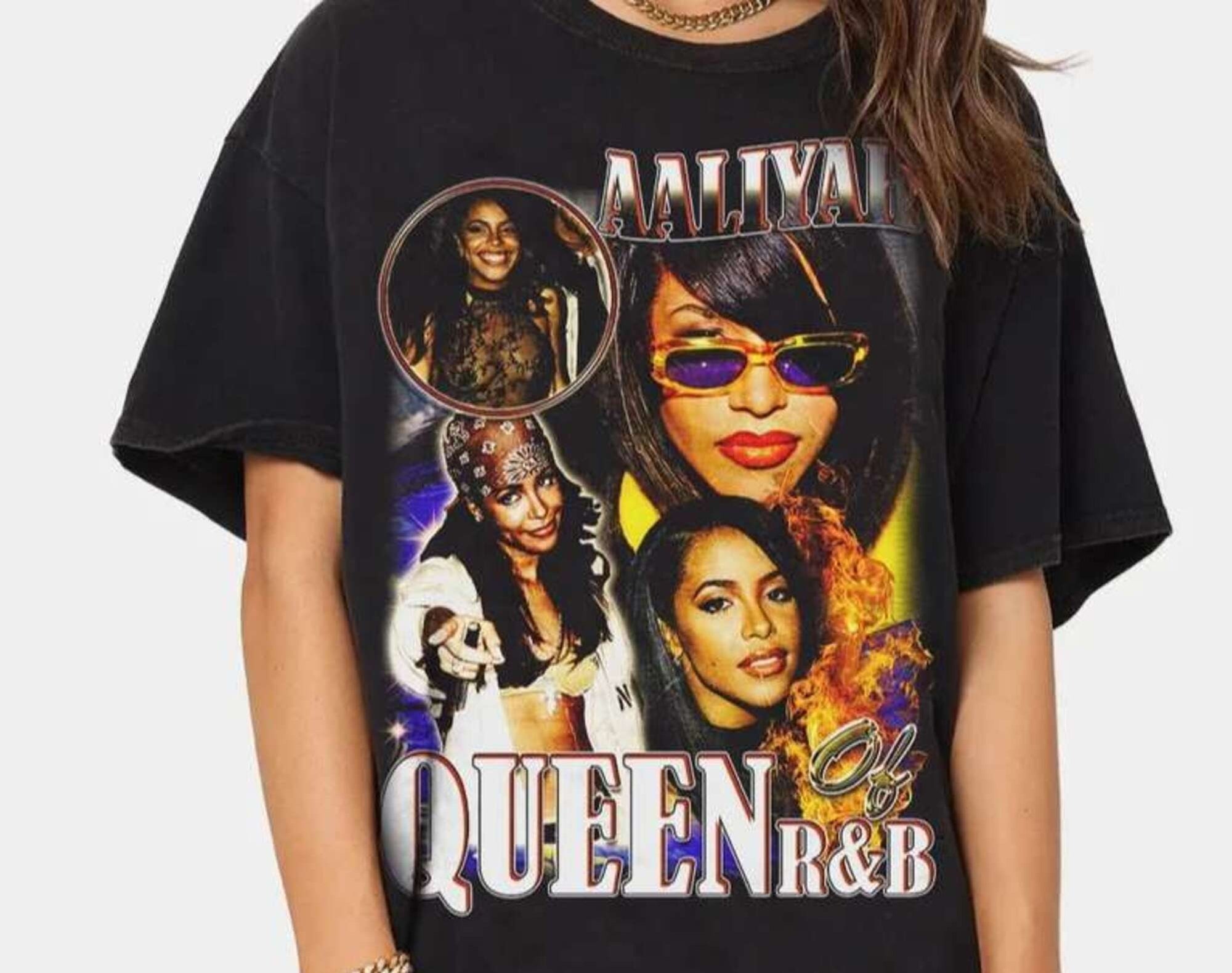 Aaliyah Shirt, R&B Queen Shirt, Vintage Aaliyah Shirt Aaliyah Shirt, R&B Queen Shirt, Vintage Aaliyah Shirt